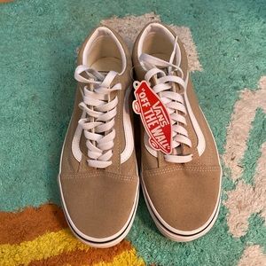 Brand new brown vans womens size: 8.5 mens size: 7.0 #vans #brownvans #tanvans